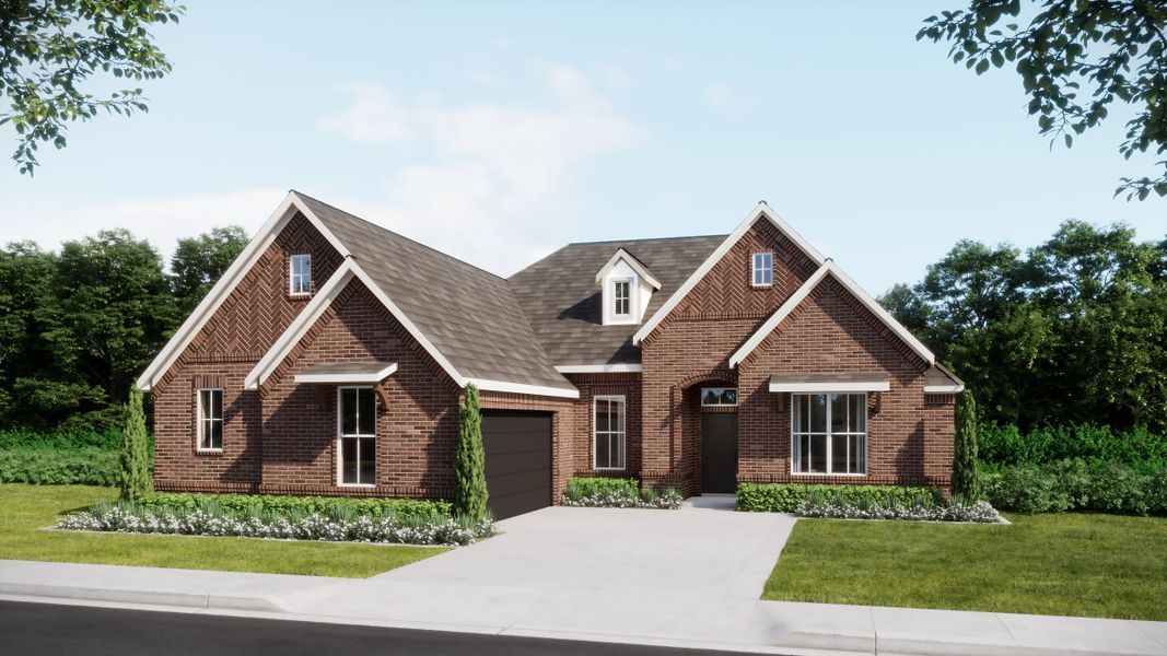 Representative exterior photo of a completed home built from the Concept 2050 by Risewell Homes in Abe's Landing, Granbury, TX (Image 6).