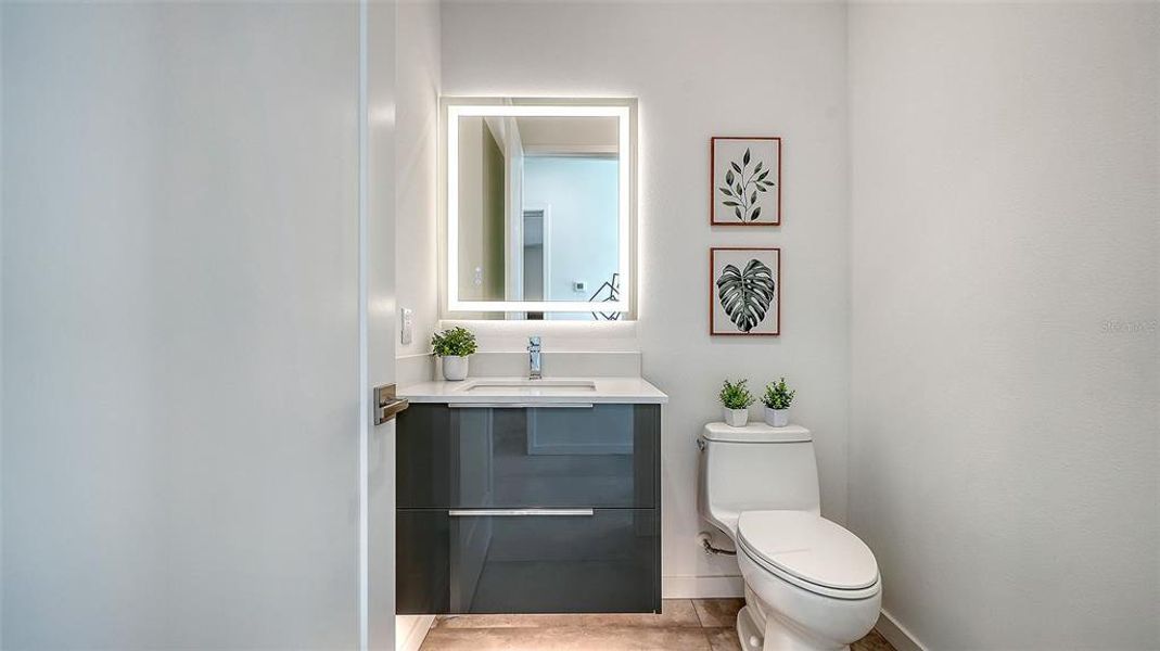 Furnished interior view inside a new home in , Sarasota (Image 45).