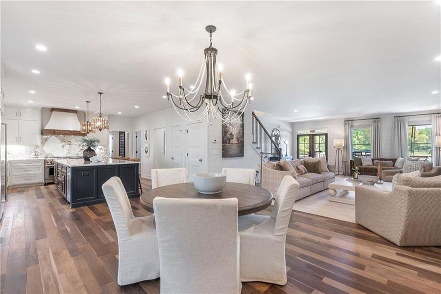 Furnished interior view inside a new home in , Canton (Image 39).