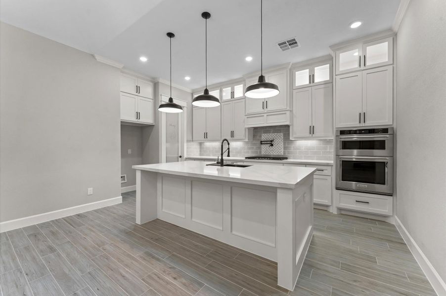 Furnished interior view inside a new home in , Montgomery (Image 16). Furnished interior view inside a new home in , Montgomery (Image 16).
