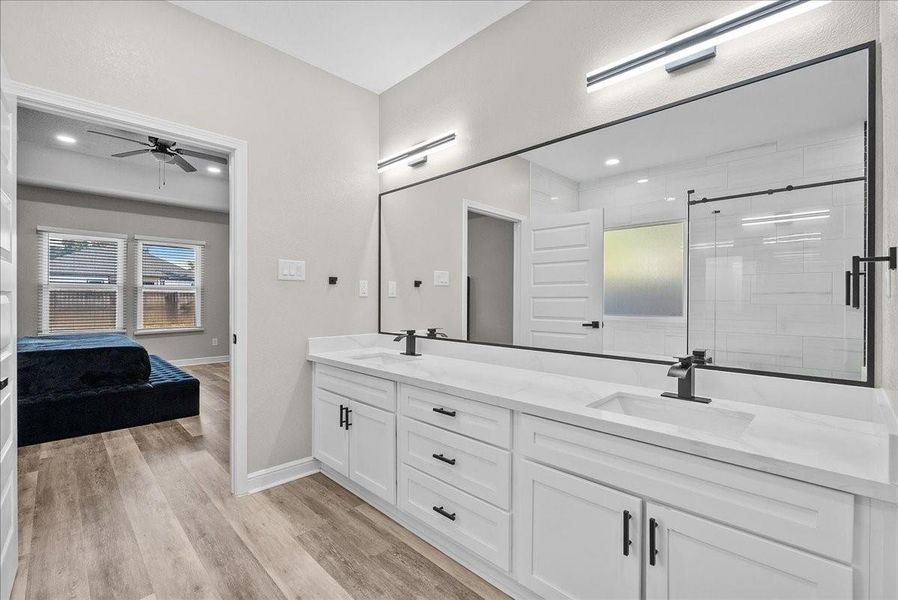 Furnished interior view inside a new home in , Houston (Image 15).