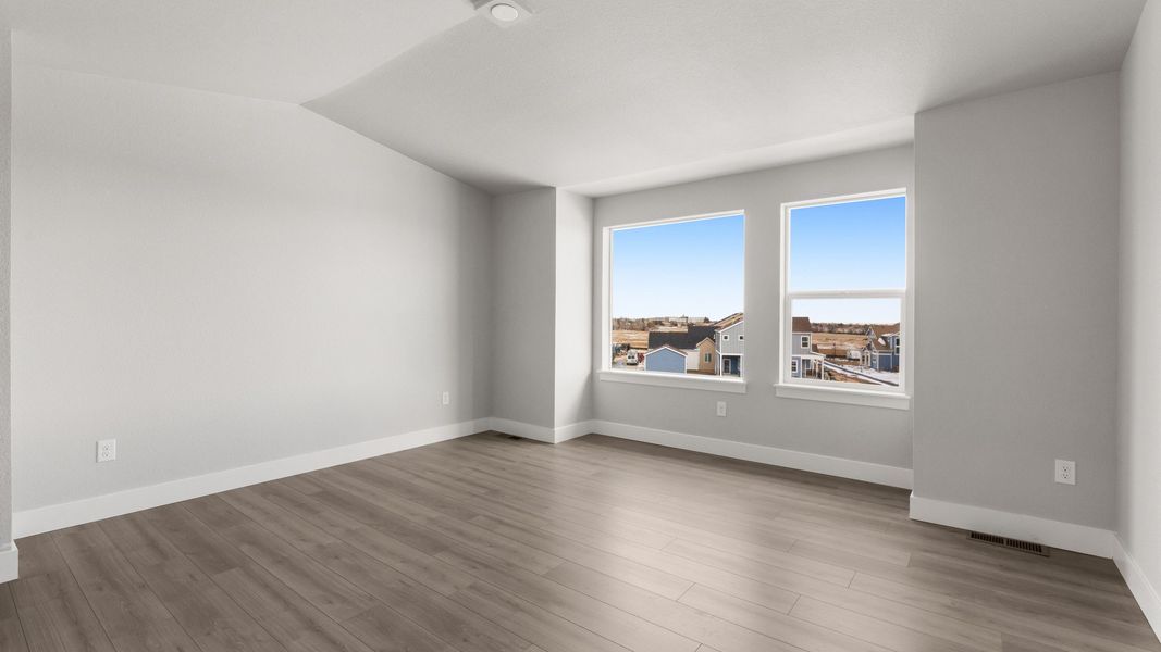 Furnished interior view inside a new home in Dillon Pointe - Skyview, Broomfield (Image 14).