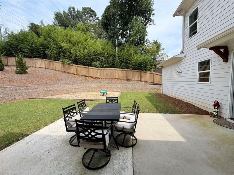 Exterior details and patio area of a home in , Marietta (Image 4).