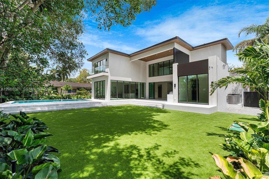 Exterior details and patio area of a home in , Miami Shores (Image 36). Exterior details and patio area of a home in , Miami Shores (Image 36).
