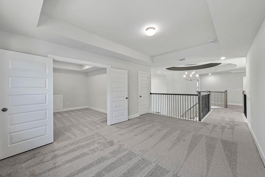 Spacious, unfurnished interior of a new home in Santa Rita Ranch - 60', Liberty Hill (Image 15).