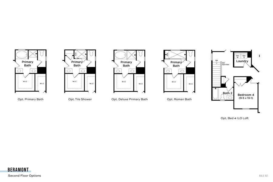 2D floor plan layout of this home in Provisions at Courtland, Sanford, NC (Image 21).