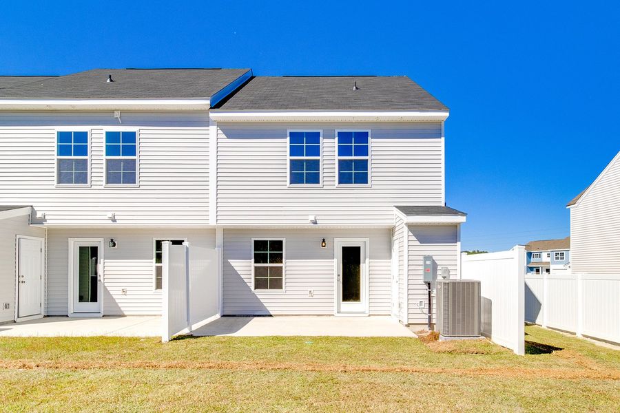 Exterior details and patio area of a home in Haynes Park, Columbia (Image 3).