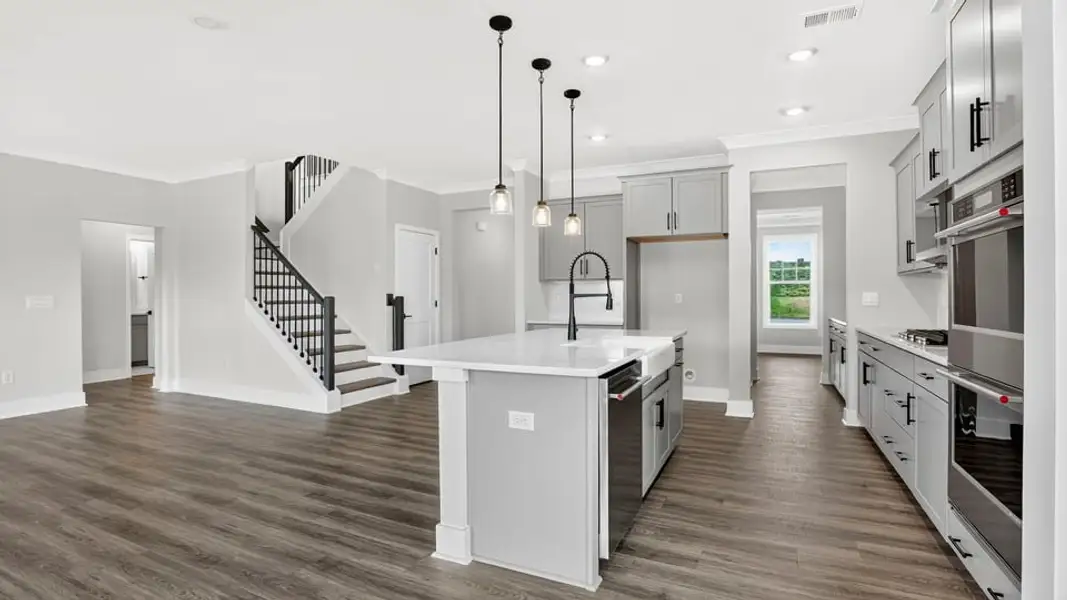 Furnished interior view inside a new home in Cottonwood Ridge, Piedmont (Image 11).