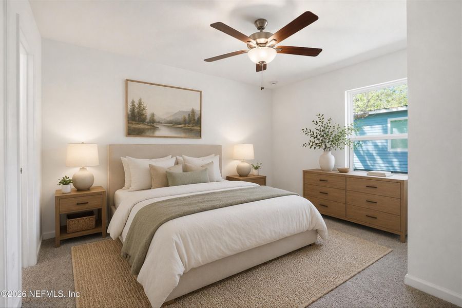 Furnished interior view inside a new home in , Jacksonville (Image 15).