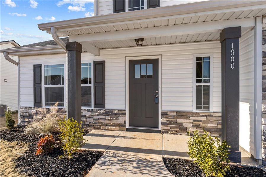 Representative exterior details of a home built from the Sumter by Enchanted Homes in Lonesome Dove, San Antonio (Image 3).