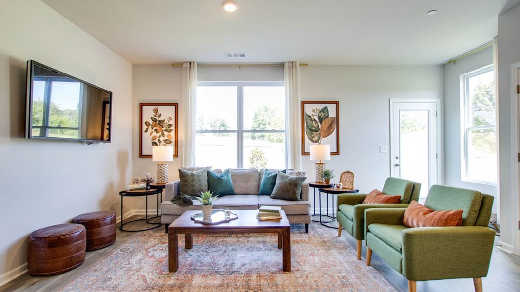 Furnished interior view inside a new home in Woodbridge Glen Townhomes, Lebanon (Image 4).