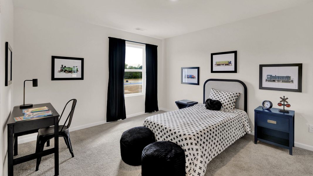 Furnished interior view inside a new home in Fox Hollow, Dalton (Image 44).