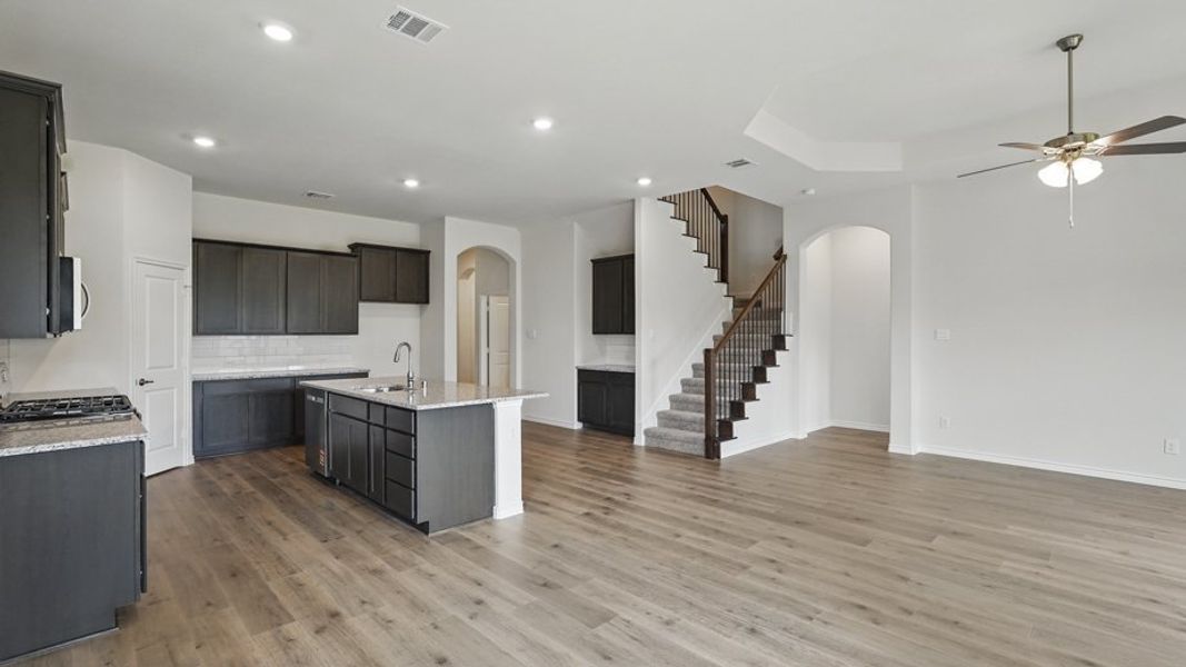 Representative furnished interior of a home built from the Ivery by D.R. Horton in Madera, Royse City (Image 9).