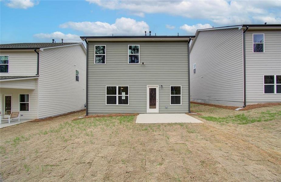 Exterior details and patio area of a home in Crofton Place Enclave, Snellville (Image 21). Exterior details and patio area of a home in Crofton Place Enclave, Snellville (Image 21).