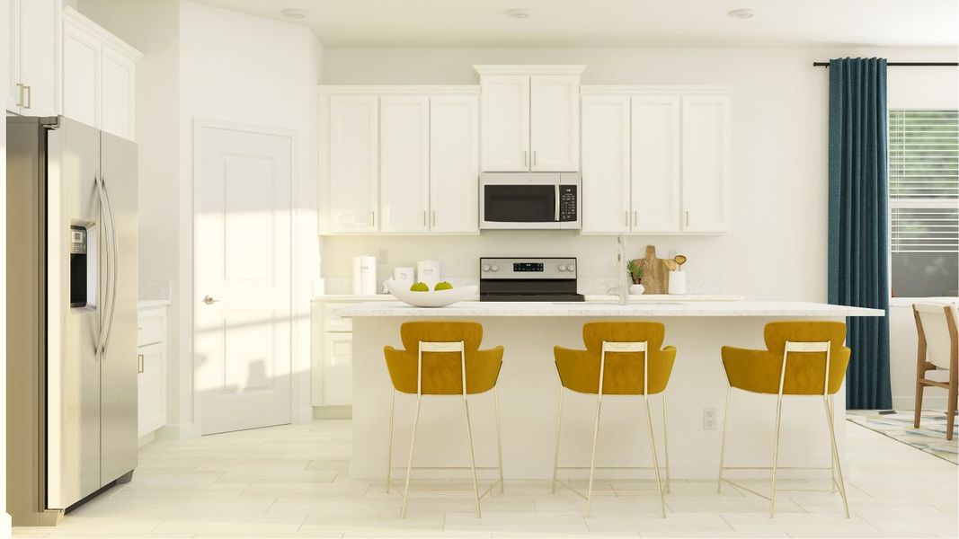 Sunburst kitchen