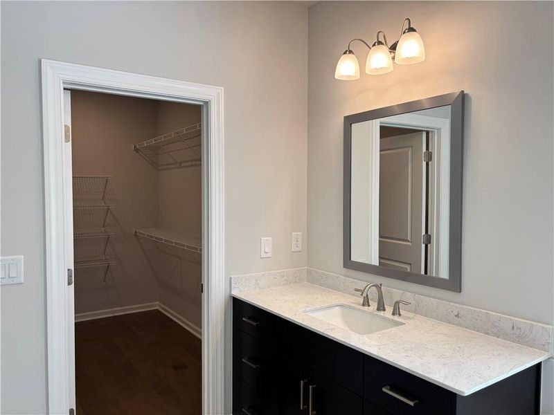 Furnished interior view inside a new home in Brackley Single Family, Cumming (Image 17).