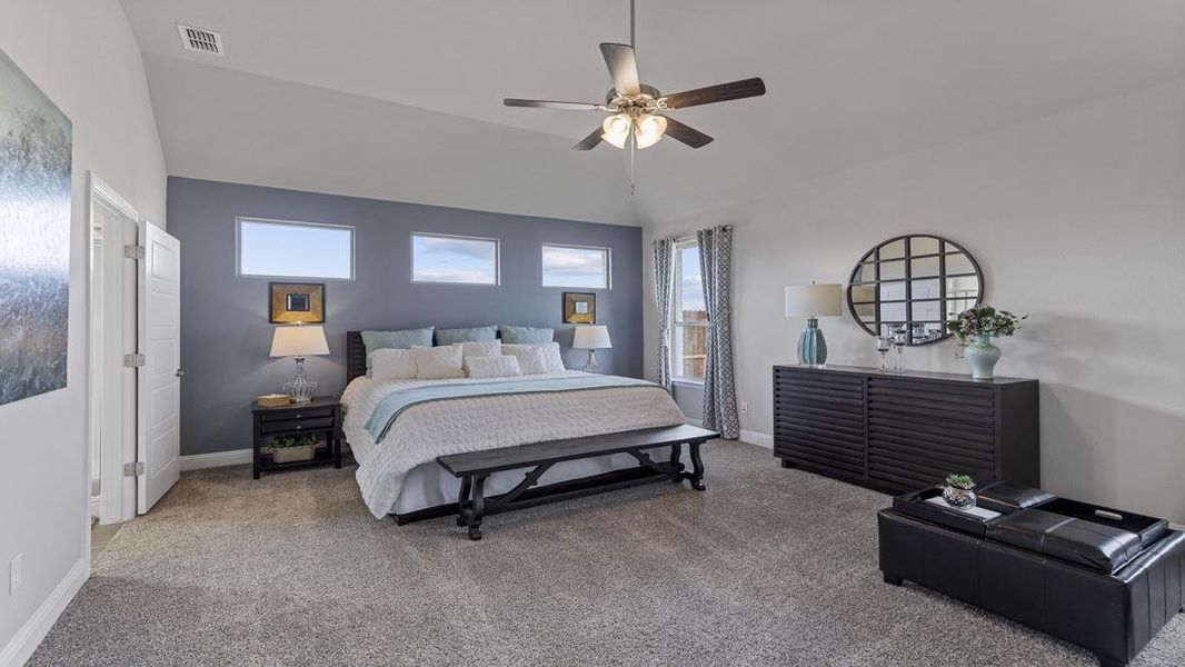 Furnished interior view inside a new home in Eagle Creek, Denton (Image 20).