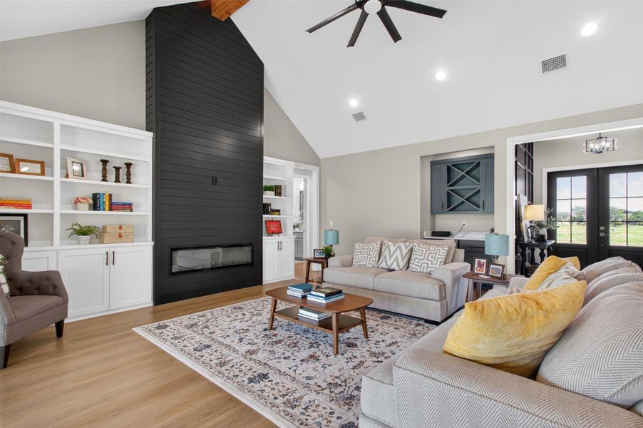 Furnished interior view inside a new home in , Kingsland (Image 16).