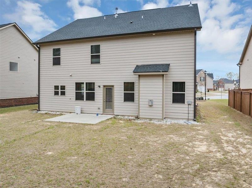 Exterior details and patio area of a home in Independence, Loganville (Image 4).