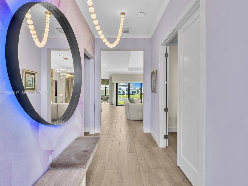 Furnished interior view inside a new home in , Davie (Image 31).