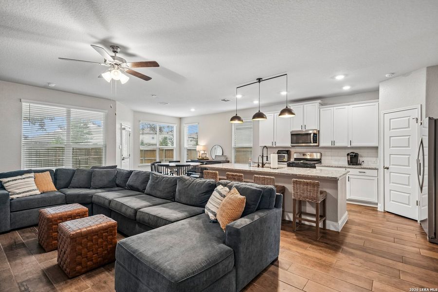 Furnished interior view inside a new home in Riverstone at Westpointe Express, San Antonio (Image 32). Furnished interior view inside a new home in Riverstone at Westpointe Express, San Antonio (Image 32).