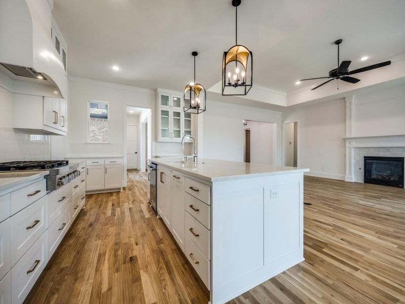 Furnished interior view inside a new home in , Denton (Image 4). Furnished interior view inside a new home in , Denton (Image 4).