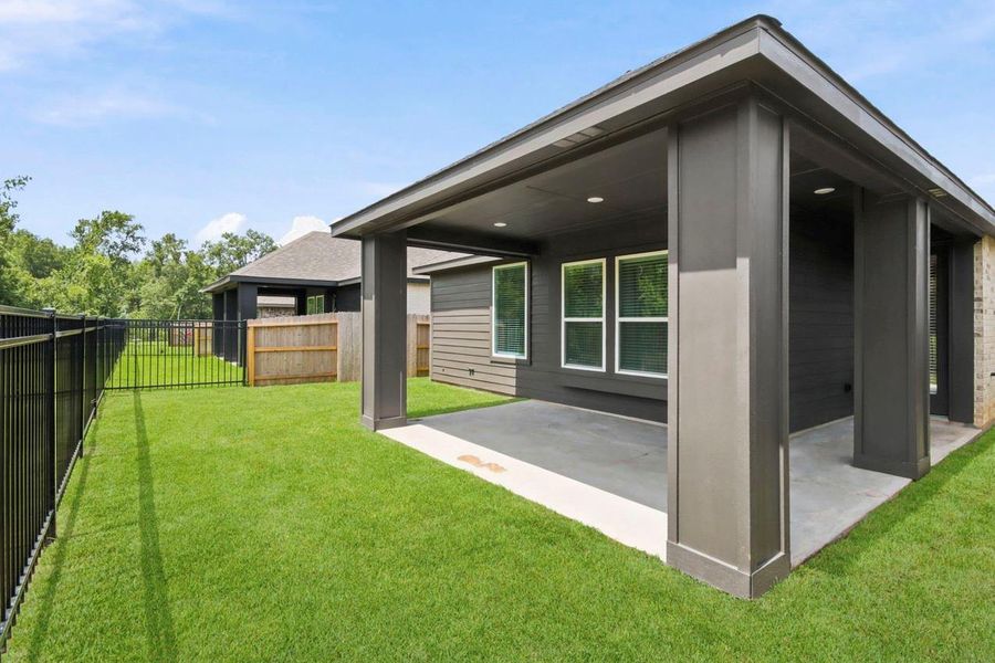 Enjoy privacy in your backyard with no back neighbors Enjoy privacy in your backyard with no back neighbors