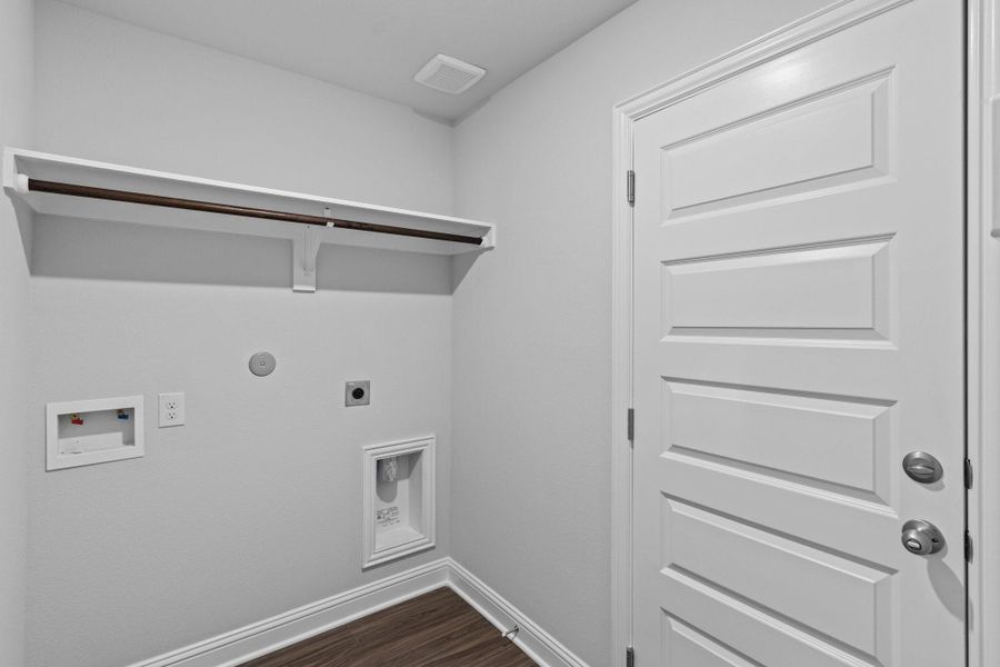 laundry area