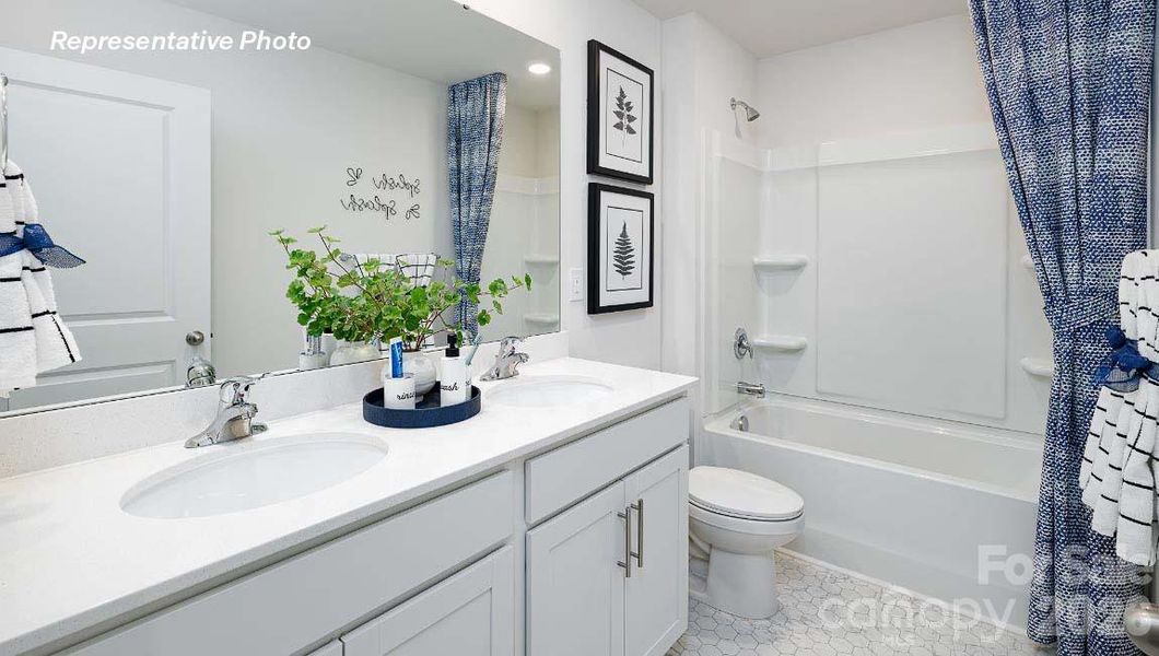 Furnished interior view inside a new home in Sonoma Hills, Charlotte (Image 23).