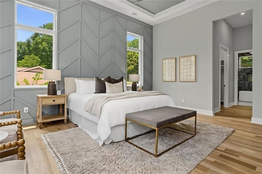 Furnished interior view inside a new home in , Marietta (Image 50).