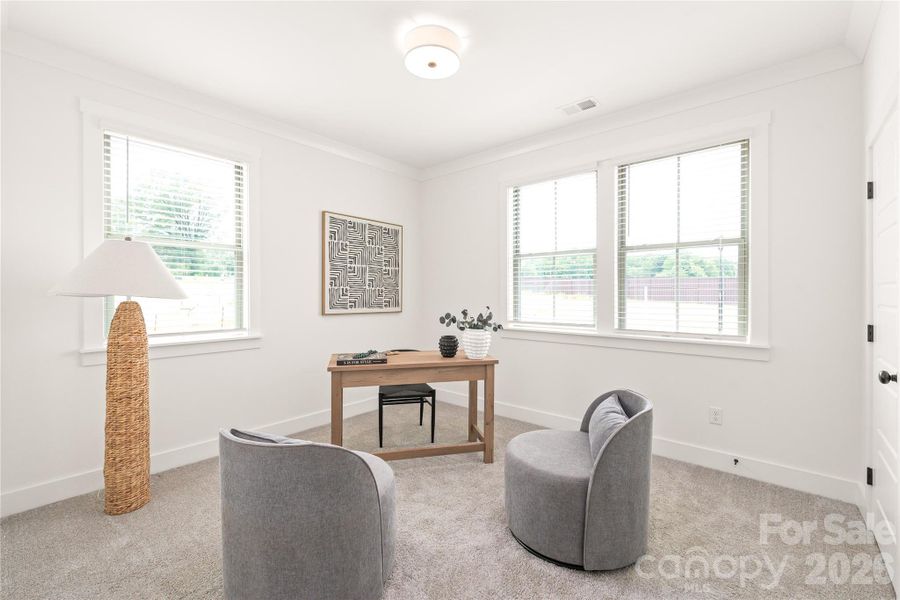 Furnished interior view inside a new home in , Charlotte (Image 12).