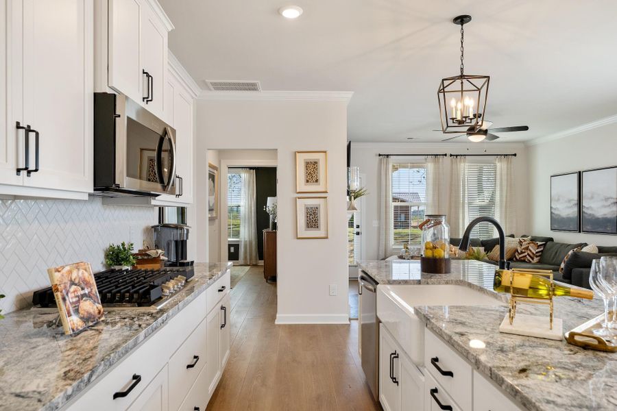 Furnished interior view inside a new home in Six Oaks, Summerville (Image 23).