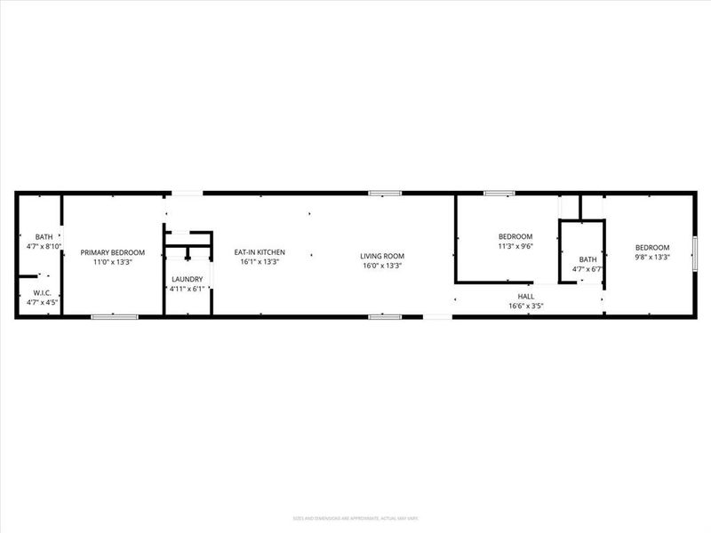 2D floor plan layout of this home in , Godley, TX (Image 3). 2D floor plan layout of this home in , Godley, TX (Image 3).