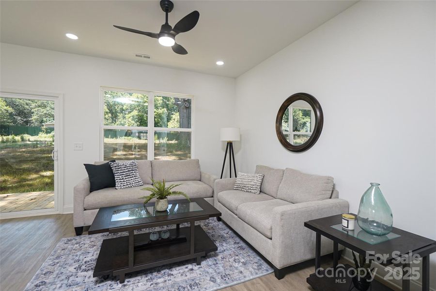 Furnished interior view inside a new home in , Charlotte (Image 5).