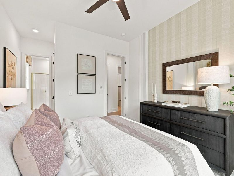 Furnished interior view inside a new home in Rockport, Wake Forest (Image 13).