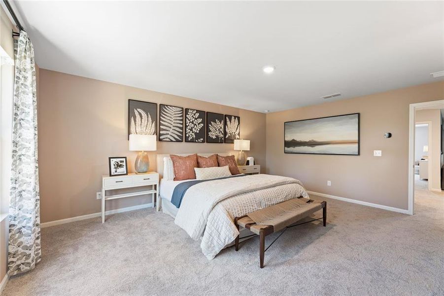 Furnished interior view inside a new home in Kingsley Creek, Lithonia (Image 18).