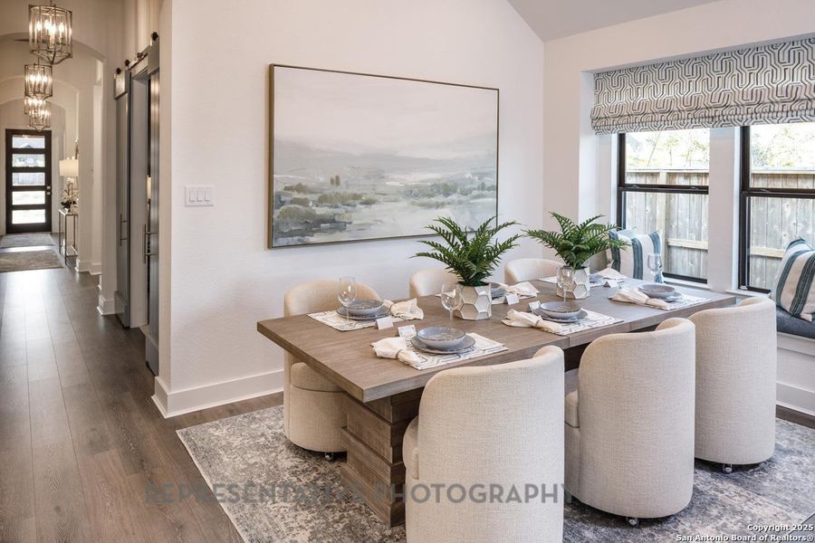 Furnished interior view inside a new home in Prominence, San Antonio (Image 19).