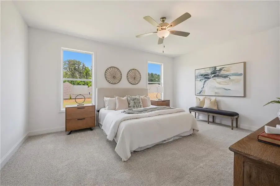 Furnished interior view inside a new home in , Hiram (Image 15).