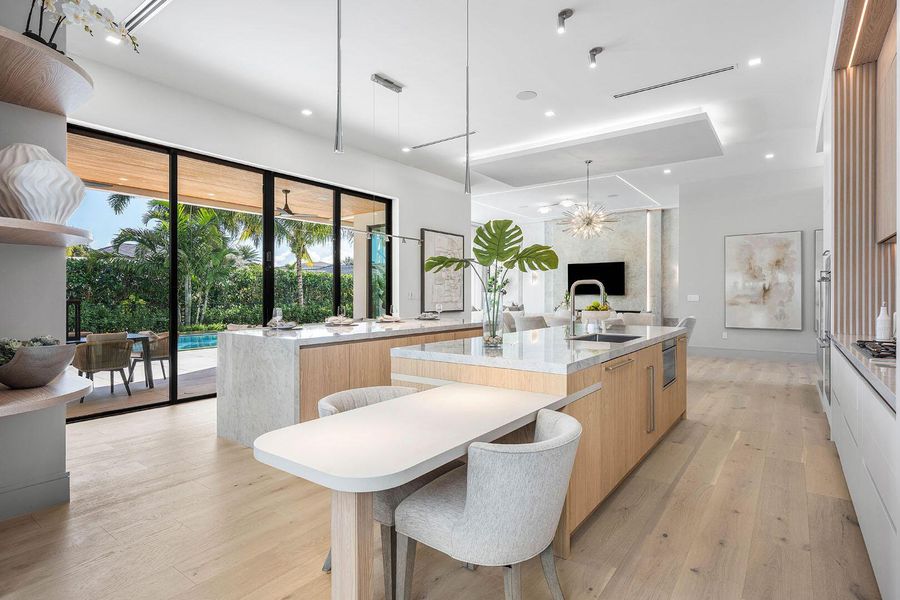 Furnished interior view inside a new home in , Boca Raton (Image 62).