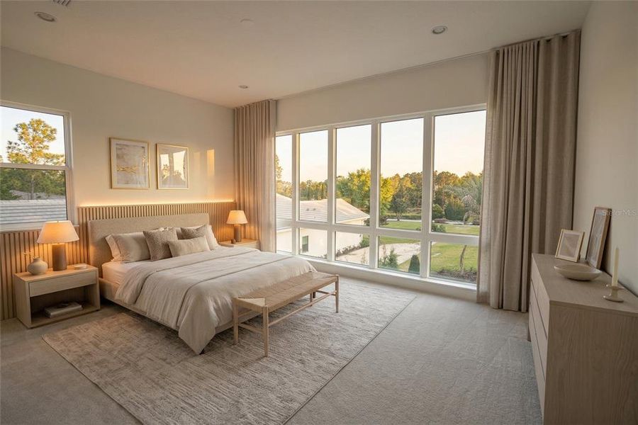 Furnished interior view inside a new home in , Montverde (Image 7). Furnished interior view inside a new home in , Montverde (Image 7).