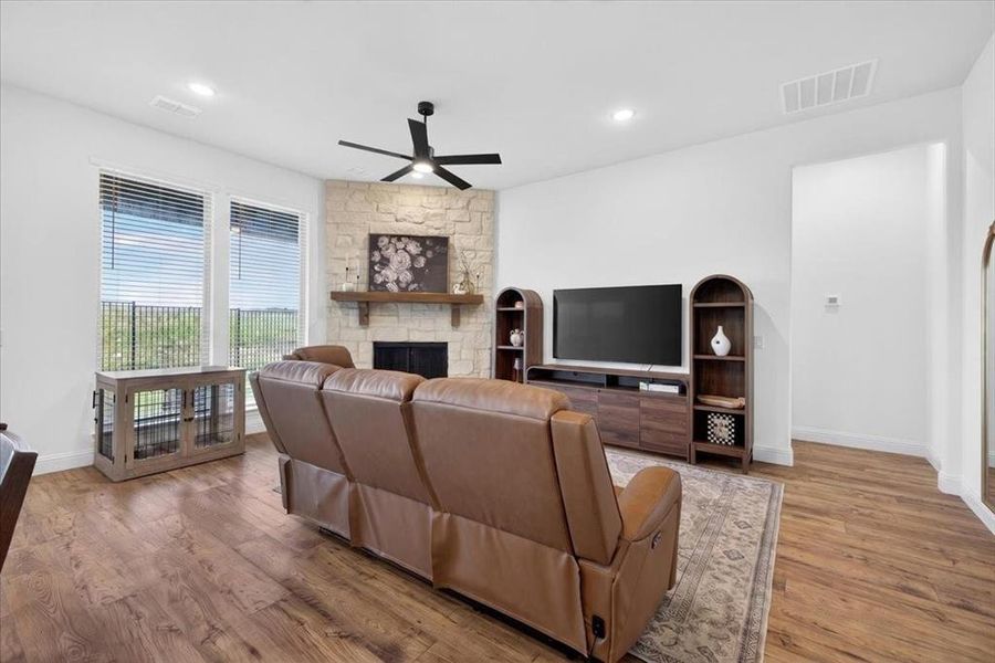 Furnished interior view inside a new home in , Godley (Image 12).
