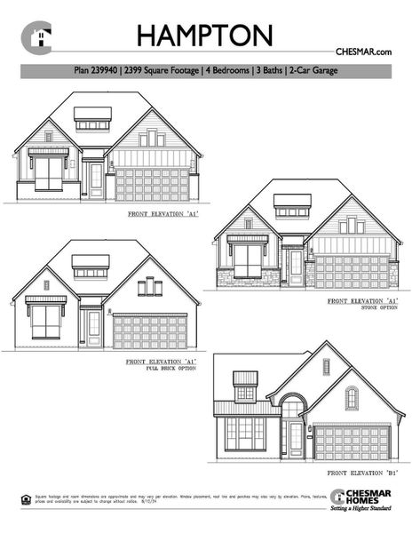 Exterior rendering of this home design in Wood Leaf Reserve, Tomball, TX (Image 3).