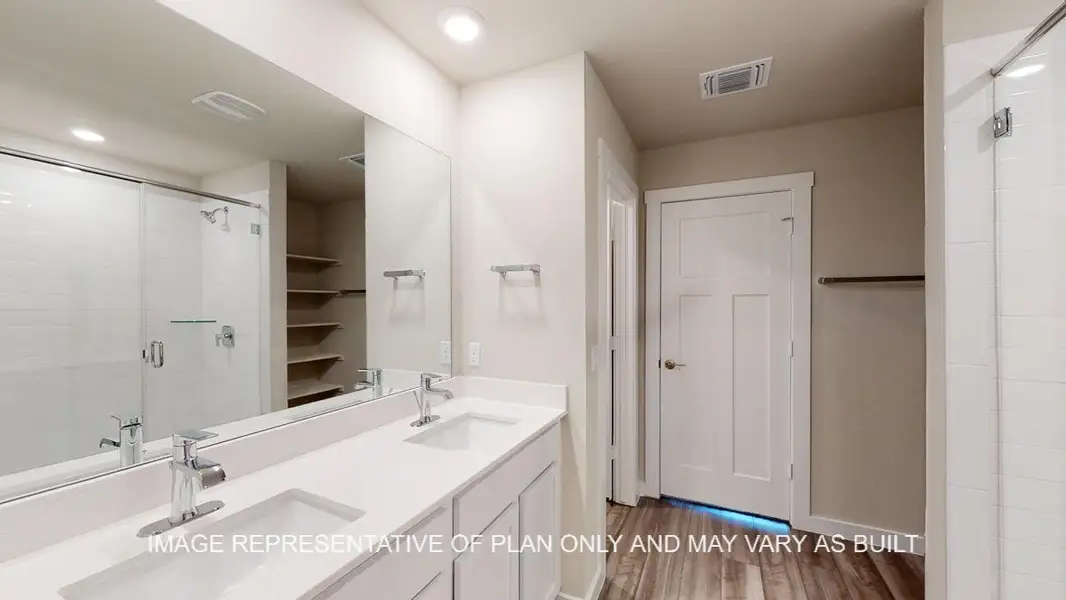 Representative furnished interior of a home built from the Caden by D.R. Horton in Yowell Ranch, Killeen (Image 11).