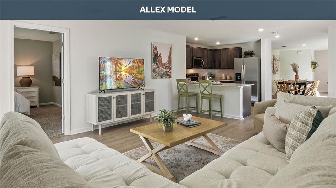 Furnished interior view inside a new home in Grand Reserve, Bunnell (Image 17). Furnished interior view inside a new home in Grand Reserve, Bunnell (Image 17).