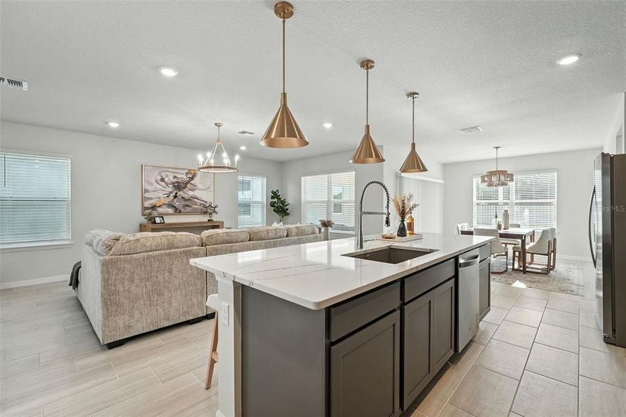 Furnished interior view inside a new home in Amelia Groves, St. Cloud (Image 5).