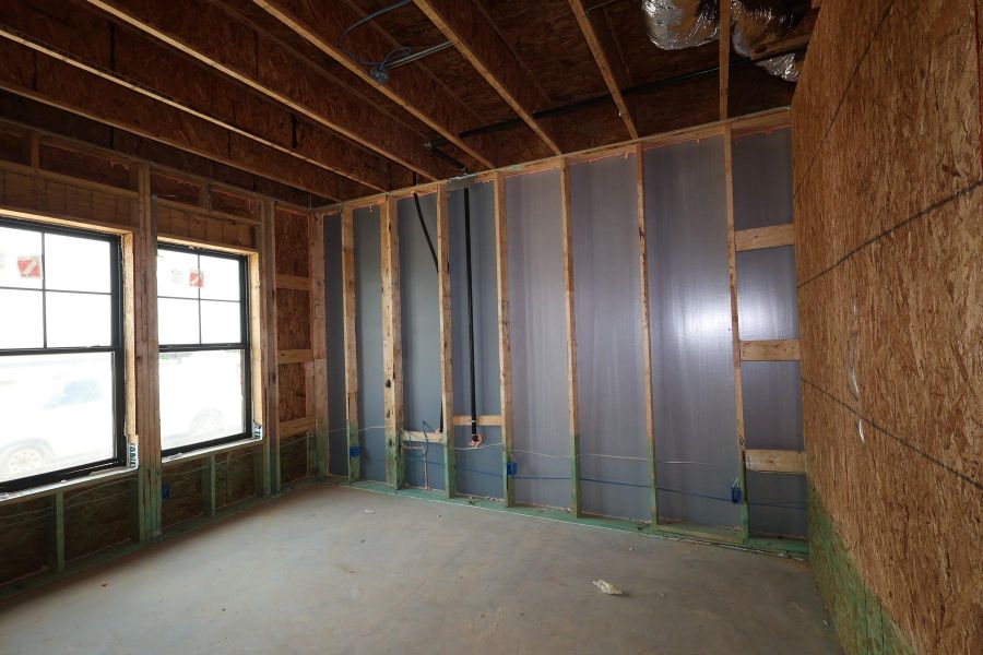 In-progress construction of a new home in Jubilee - Cottages Row Collection, Hockley, TX (Image 5).