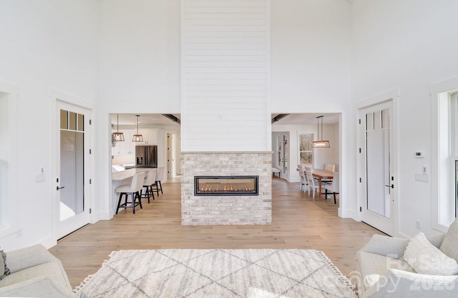 Furnished interior view inside a new home in , Mills River (Image 15).