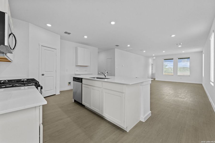Furnished interior view inside a new home in Hightop Ridge, Converse (Image 7).