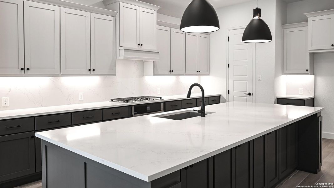 Furnished interior view inside a new home in Veramendi 60', New Braunfels (Image 13).