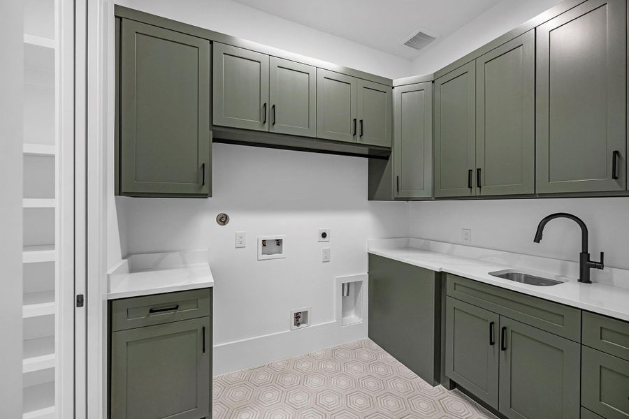 laundry room on first floor